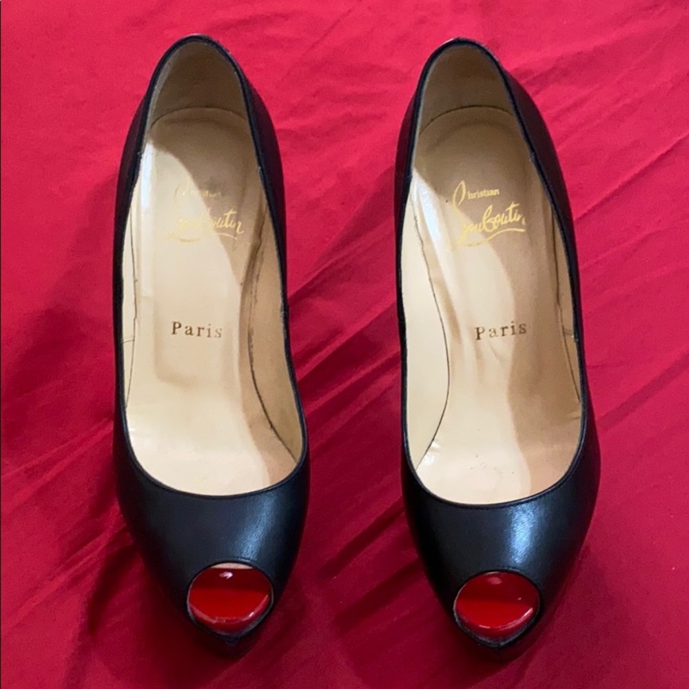 Authentic Christian Louboutin Highness Peep Toe